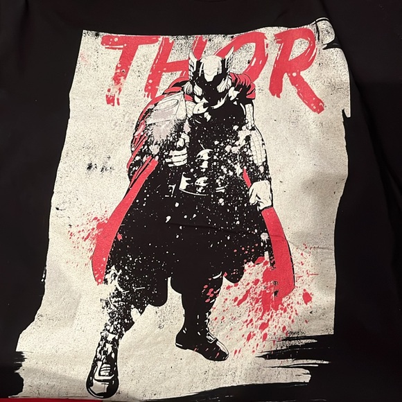 Marvel Other - 🖤🖤 Men's Marvel Thor Paint Splatter Print T-Shirt